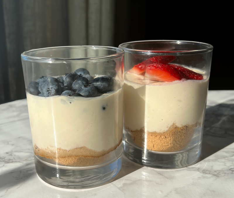 No-Bake Vegan Cheesecake Cups