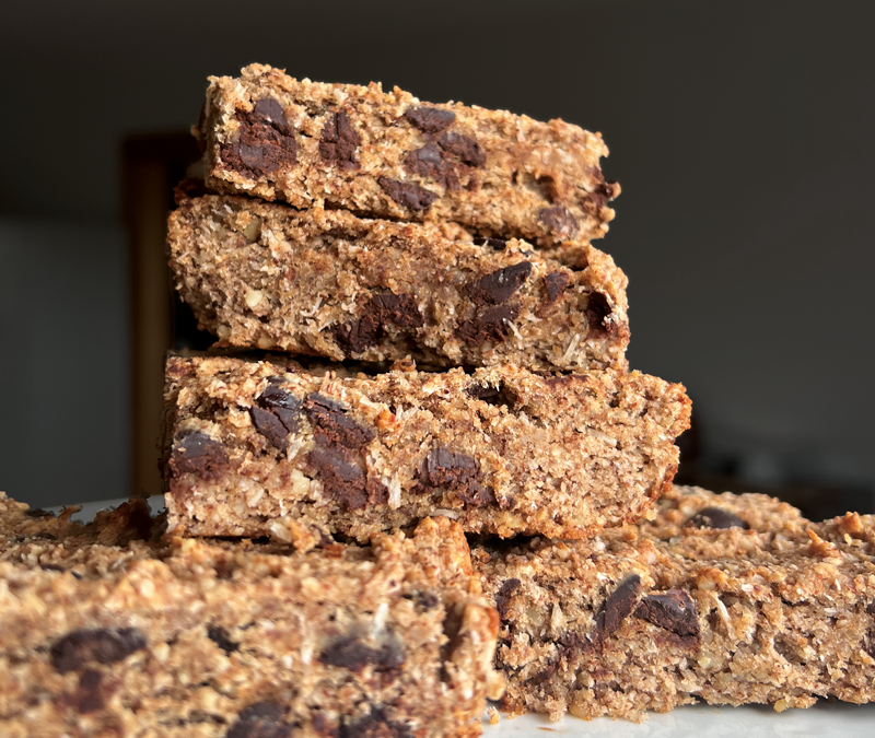 Chocolate Chip Banana Cookie Bars