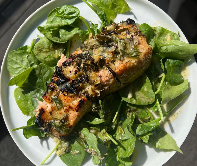 Lemon Herb Grilled Salmon