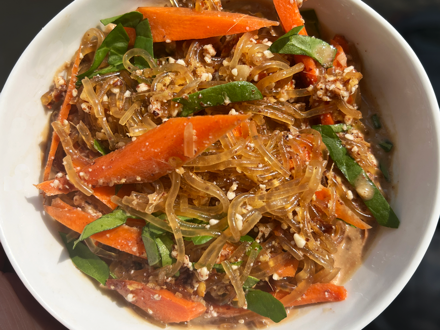 Spicy Almond Kelp Noodles