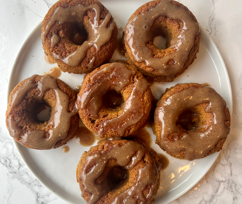 Pumpkin Donut Mini Cakes
